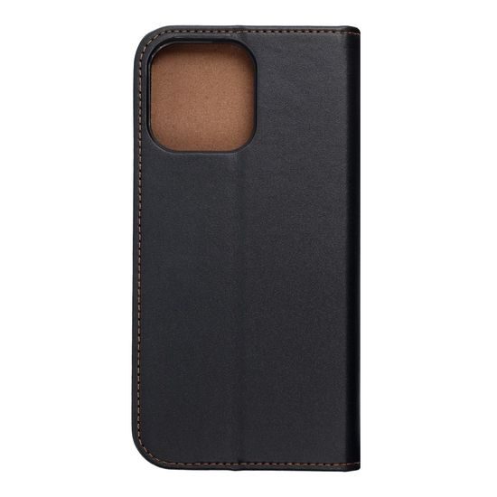 Pouzdro / obal na Apple iPhone 14 Pro Max černý - knížkové Leather case