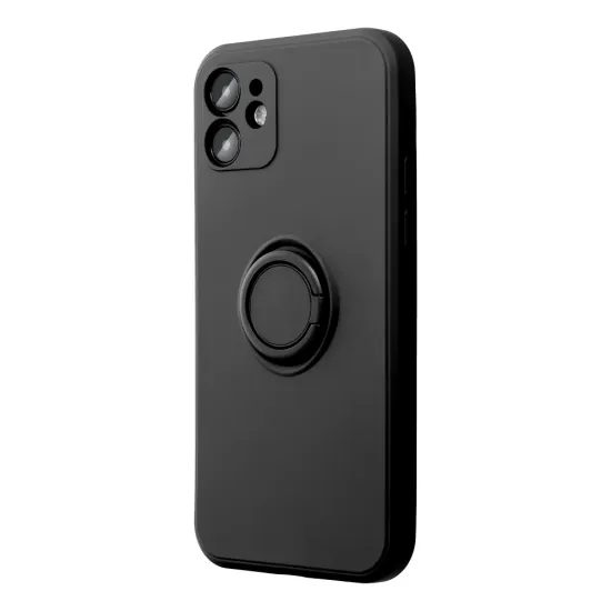 Obal / kryt na Apple iPhone 16e (SE 4 2025) / 17e černý - Silicone Ring