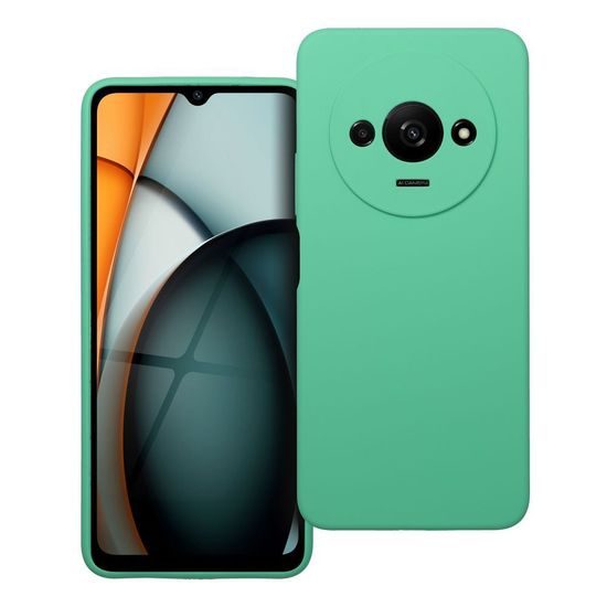 Obal / kryt na Xiaomi Redmi A3 4G zelený - SILICONE 2mm