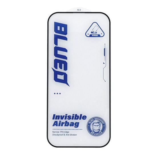 Tvrzené / ochranné sklo Apple iPhone 15 Pro Max černé - 5D Mr. Monkey Glass