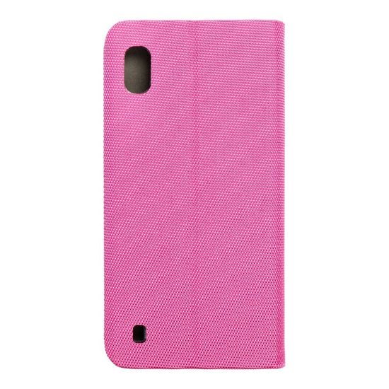 Pouzdro / Obal na Samsung A10 růžové - Knížkové SENSITIVE