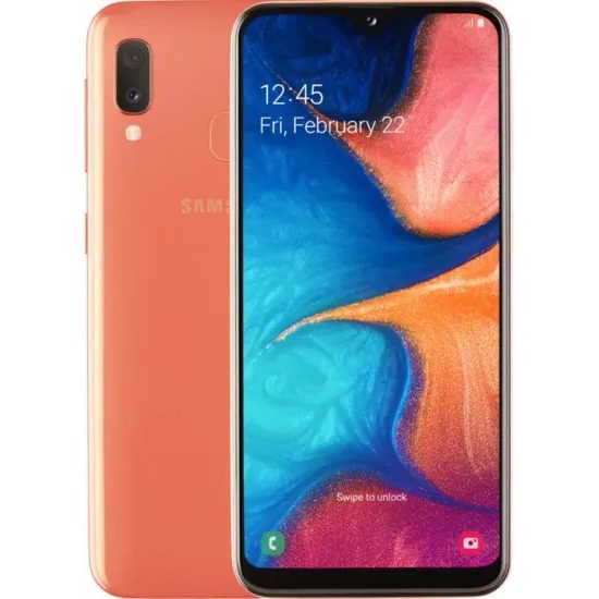 Samsung Galaxy A20e 3GB/32GB oranžový - použitý (B-)