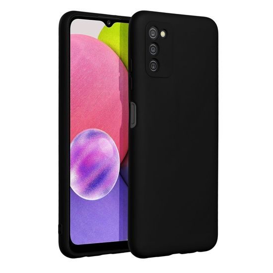 Obal / kryt pre Samsung Galaxy A03s čierny - Forcell SOFT