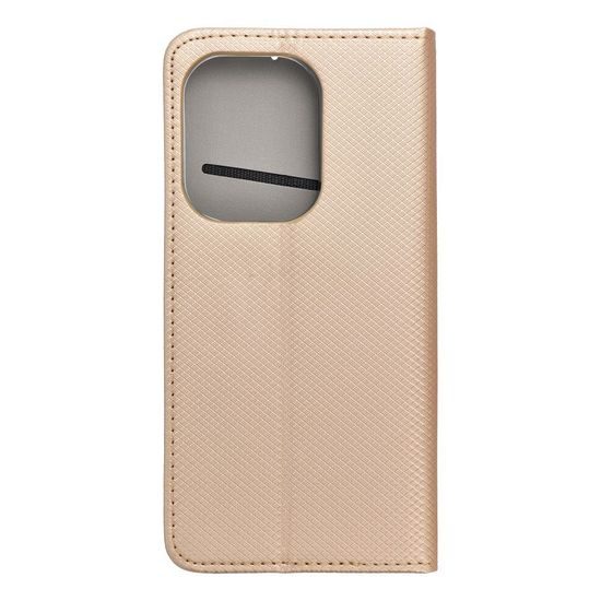 Pouzdro / obal na Xiaomi Redmi Note 13 PRO 4G zlaté - knížkové Smart Case