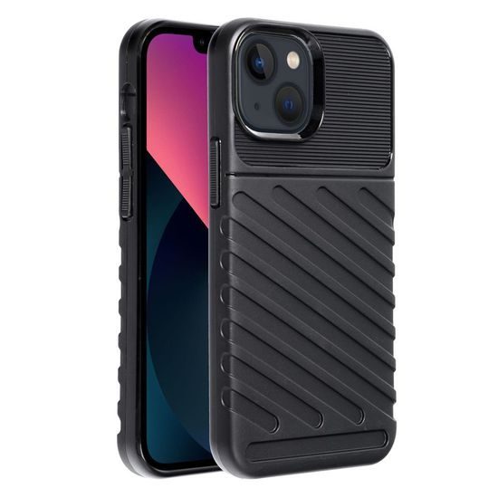 Obal / kryt pre Apple iPhone 13 Mini čierne - Forcell THUNDER