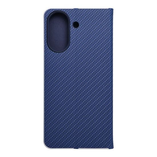 Pouzdro / obal na Xiaomi Redmi 13C modré - knížkové LUNA Book Carbon