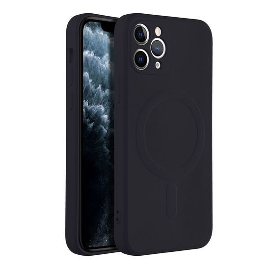 Obal / kryt na Apple iPhone 11 PRO černý Sillicon Mag Cover