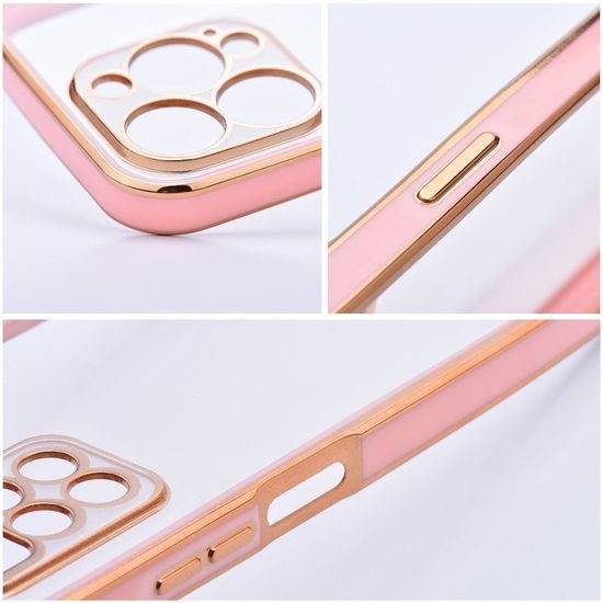 Obal / kryt na Apple iPhone 14 ( 6.1 ) růžový Forcell LUX