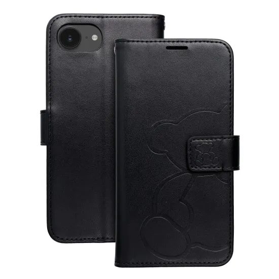 Pouzdro / obal na Apple iPhone 16e černý - knížkový Mezzo book Case