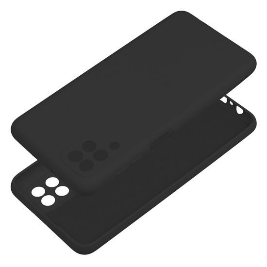 Obal / kryt na Samsung Galaxy A12 černý - Forcell SILICONE LITE