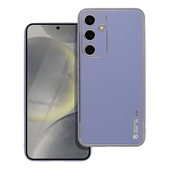 Obal / kryt na Samsung Galaxy S24 Plus modrý - LEATHER