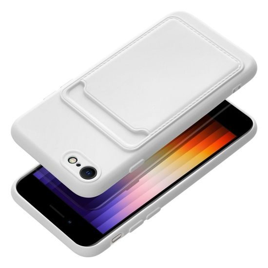 Obal / kryt na Apple iPhone 7 / iPhone 8 / SE 2020 / SE 2022 bílý - Forcell CARD CASE