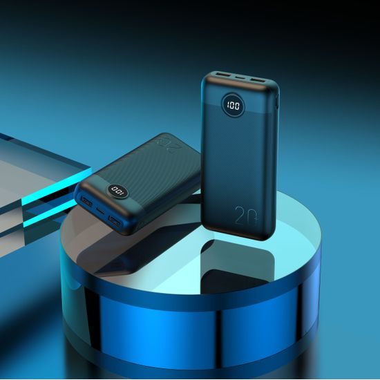 Powerbanka 20000mAh PD QC3.0 2A 20W černá - VEGER L20S