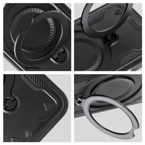 Obal / kryt na Apple iPhone 17 Pro Max černý - FROST ARMOR