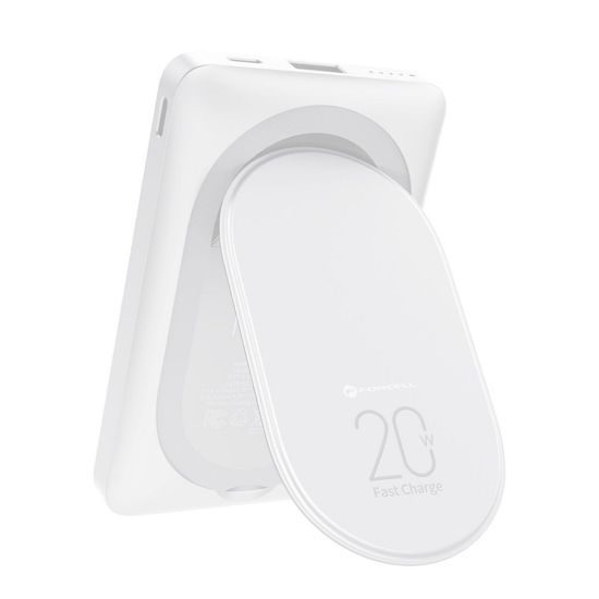 Powerbanka MagSafe F10K2 QC3.0 20W 10000 mAh bílá - FORCELL