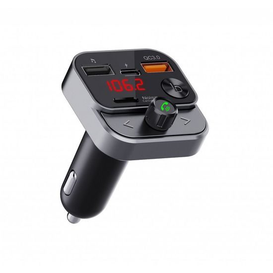 Transmiter FM MP3 bluetooth 5.0 + USB A QC3.0 + Typ C (total 30W) ART FM-84B