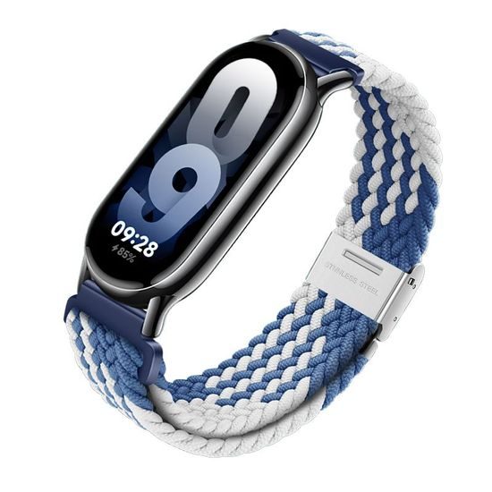 Řemínek na Xiaomi Mi Band 8 modro-bílý FORCELL