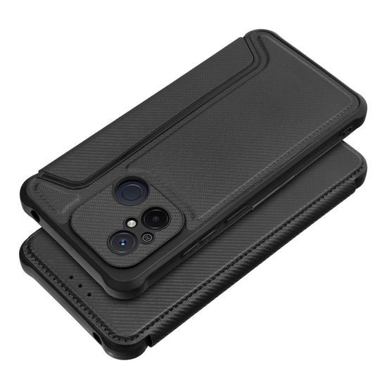 Puzdro / obal na Xiaomi Redmi 12C čierne - kniha RAZOR