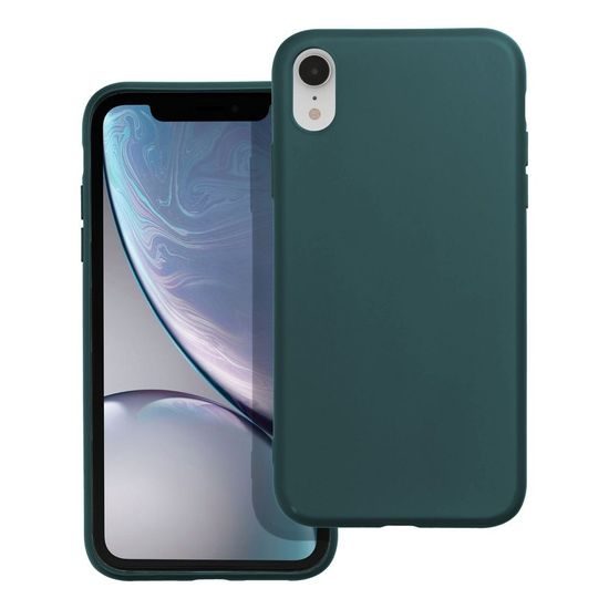 Obal / kryt na Apple iPhone XR zelené - MATT