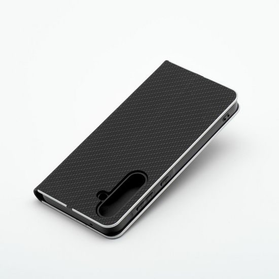 Pouzdro / obal na Samsung Galaxy A50 černé - knížkové LUNA CARBON