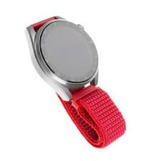Řemínek Universal 22 mm - červený Fixed Nylon