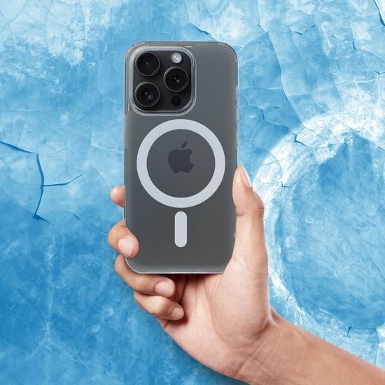 Obal / kryt na Apple iPhone 12 PRO MAX průhledný - MagCover FROST