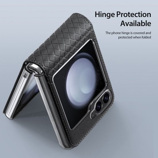 Obal / kryt na Samsung Z Flip6 5G čierny - Dux Ducis Brill