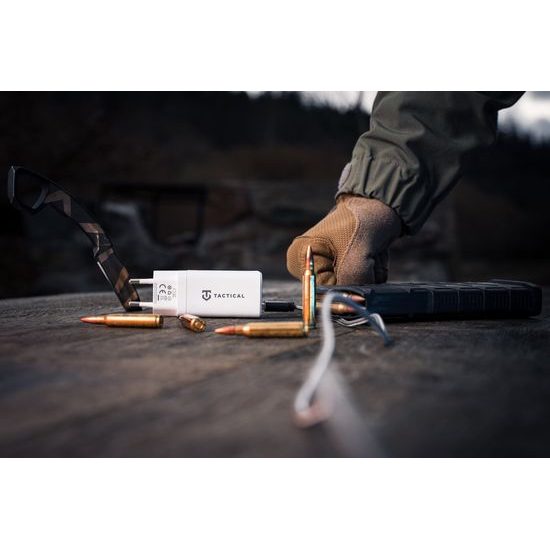 Nabíječka Tactical FlashBang GaN 65W bílá