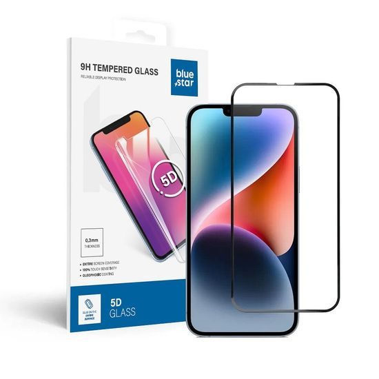 Tvrdené / ochranné sklo Apple iPhone 13 Pro Max 6,7" 5D Full Cover čierne