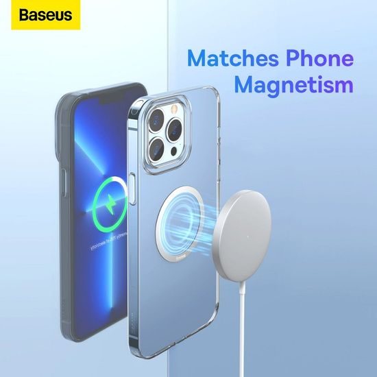 Univerzální kroužek s podporou MagSafe 2ks stříbrný - BASEUS