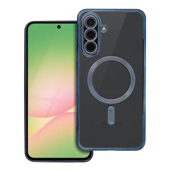 Obal / kryt na Samsung Galaxy A56 modrý s MagSafe - Electro Mag