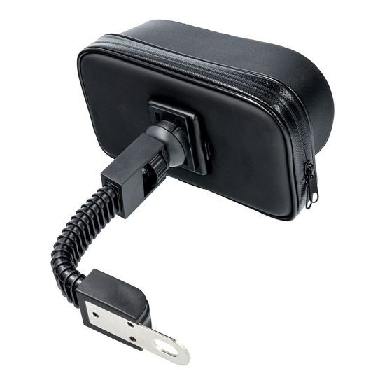Držák na motorku / skůtr se zipem velikost 6,4" - 7" černý