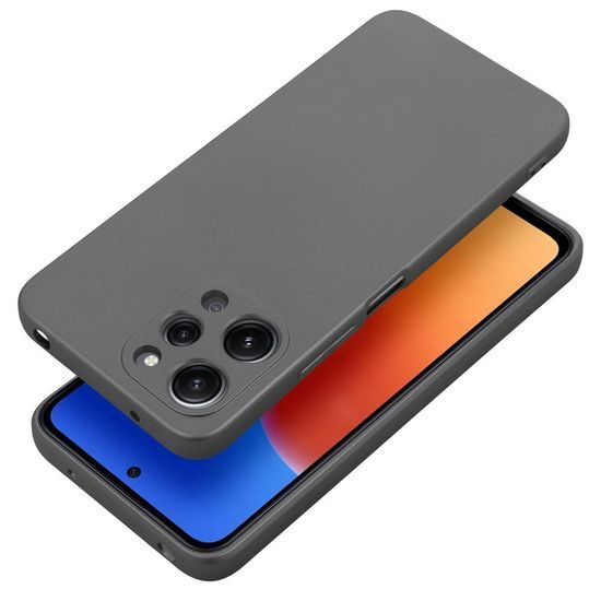 Obal / kryt na Xiaomi Redmi 12 4G sivý - METALLIC