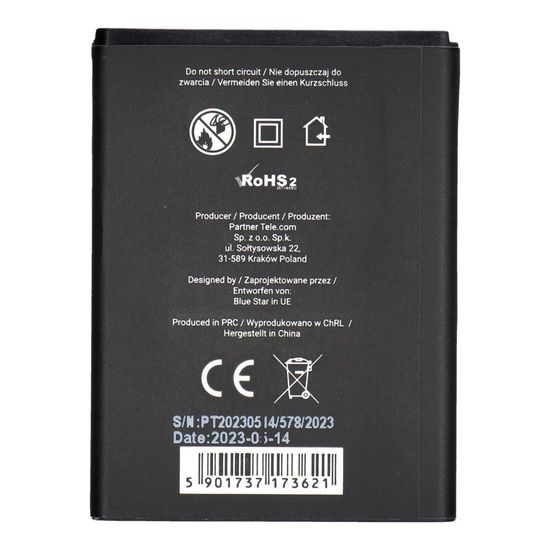 Batéria Samsung Galaxy Ace (S5830)/ Galaxy Gio (S5670) (náhrada za EB494358VU) 1600 mAh Li-Ion (BS) PREMIUM
