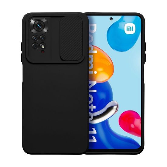 Obal / kryt na Xiaomi Redmi Note 11 4G / 11S černý - SLIDE Case