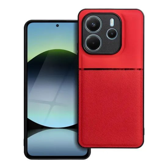 Obal / kryt na Xiaomi Redmi Note 14 4G červený - NOBLE
