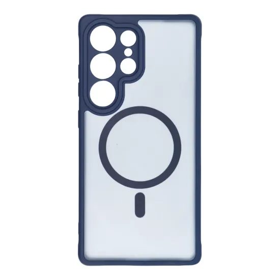 Obal / kryt na Samsung Galaxy S25 modrý - FULL MATE MAG COVER