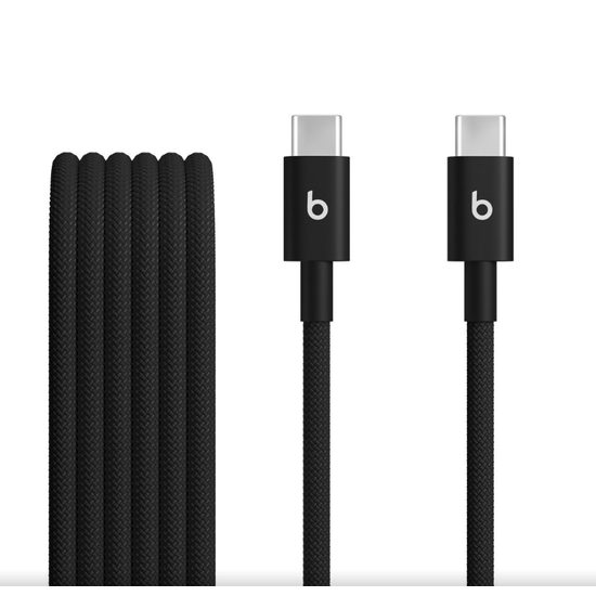 Datový / Nabíjecí kabel USB-C / USB-C 1,5m černý - Apple Beats