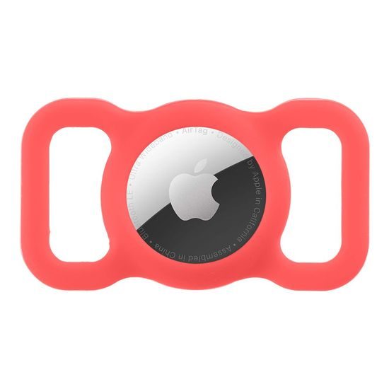 Pouzdro na Apple AirTag pro domácího mazlíčka - Tactical AirTag Beam Collar červený