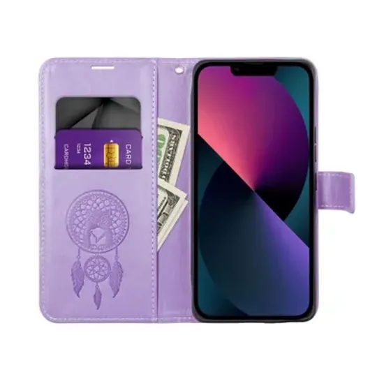 Pouzdro / obal na Apple iPhone 17 Pro Max fialové - knížkové Mezzo