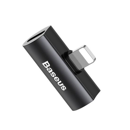 Adapter pro Apple Lightning 2x Apple Lighning Black BASEUS