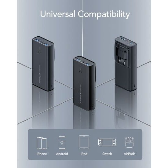 Power Bank VEGER ACE100 - 10000mAh Quick Charge 20W