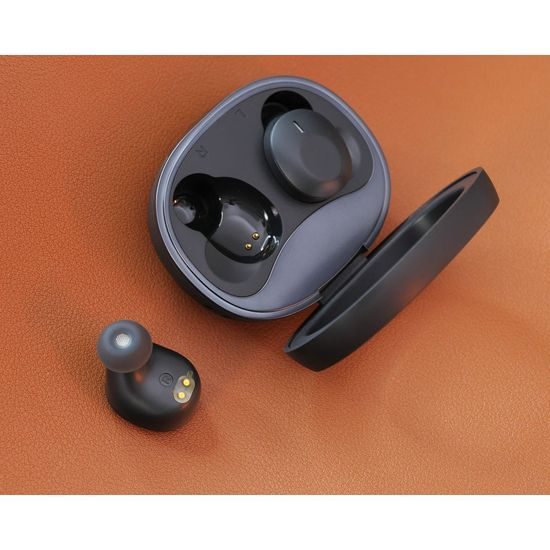 Bluetooth sluchátka TWS Smart True bezdrátová EQ3 černá - HOCO