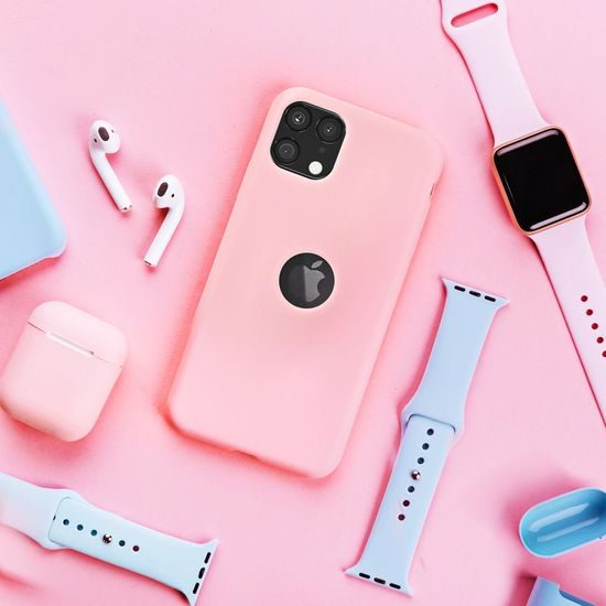Obal / kryt na Apple iPhone 14 Plus růžový - Forcell Silicone