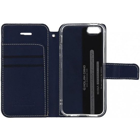 Puzdro / obal pre Apple iPhone 11 Pro Max blue - kniha Molan Cano