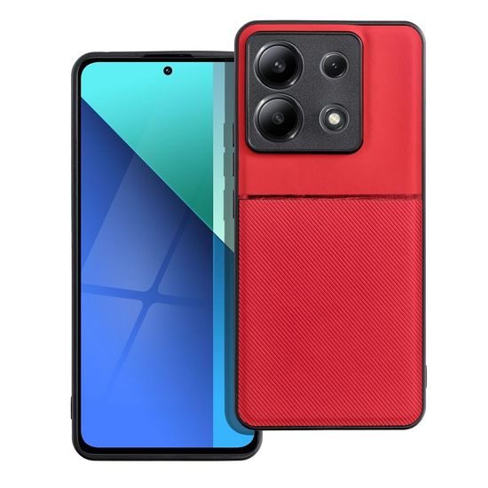 Obal / kryt na Xiaomi Redmi Note 13 Pro 5G červený - NOBLE Case
