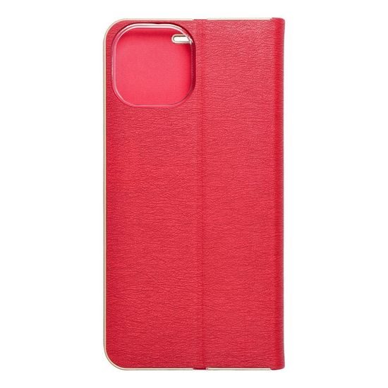 Puzdro / obal na Apple iPhone 15 červené - kniha LUNA Book Gold
