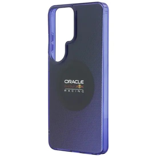 Obal / kryt na Samsung Galaxy S26 Ultra tmavě modrý s MagSafe - Red Bull Magnetic Double Layer PC Blended Lines