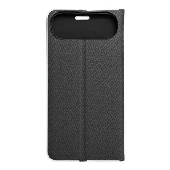 Pouzdro / obal na Apple iPhone 17 Air černé - knížkové Luna Book Carbon Case