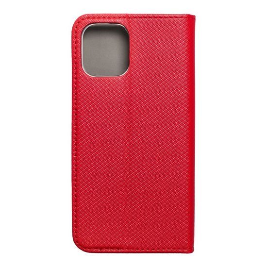 Puzdro / obal pre Apple iPhone 12 červené - kniha Smart Case
